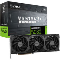 RTX 5080 16GB MSI VENTUS 3X OC BLACK GDDR7 3 Fan