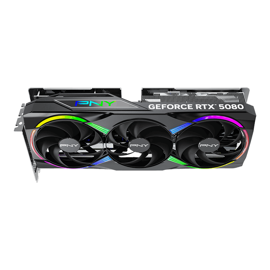 PNY GeForce RTX 5080 16GB ARGB EPIC-X RGB Overclocked Triple Fan GDDR7
