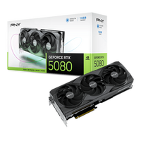 PNY VCG508016TFXPB1 GeForce RTX 5080 16GB GDDR7 Black