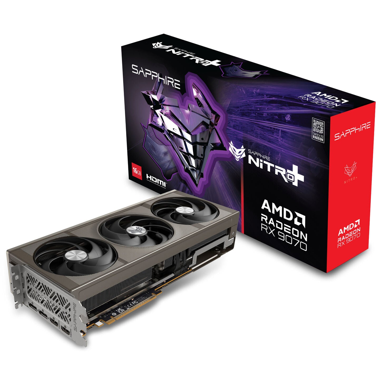 Sapphire Nitro+ Radeon RX 9070 Gaming OC, 16384 MB GDDR6