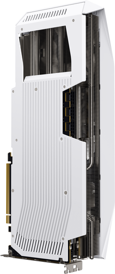 XFX Mercury AMD Radeon RX 9070 XT OC White Gaming Edition 16 Go GDDR6