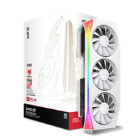 XFX Mercury AMD Radeon RX 9070 XT OC White Gaming Edition 16 Go GDDR6