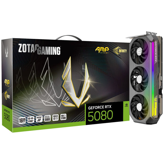 ZOTAC GAMING GeForce RTX 5080 AMP Extreme Infinity, 16384 MB GDDR7