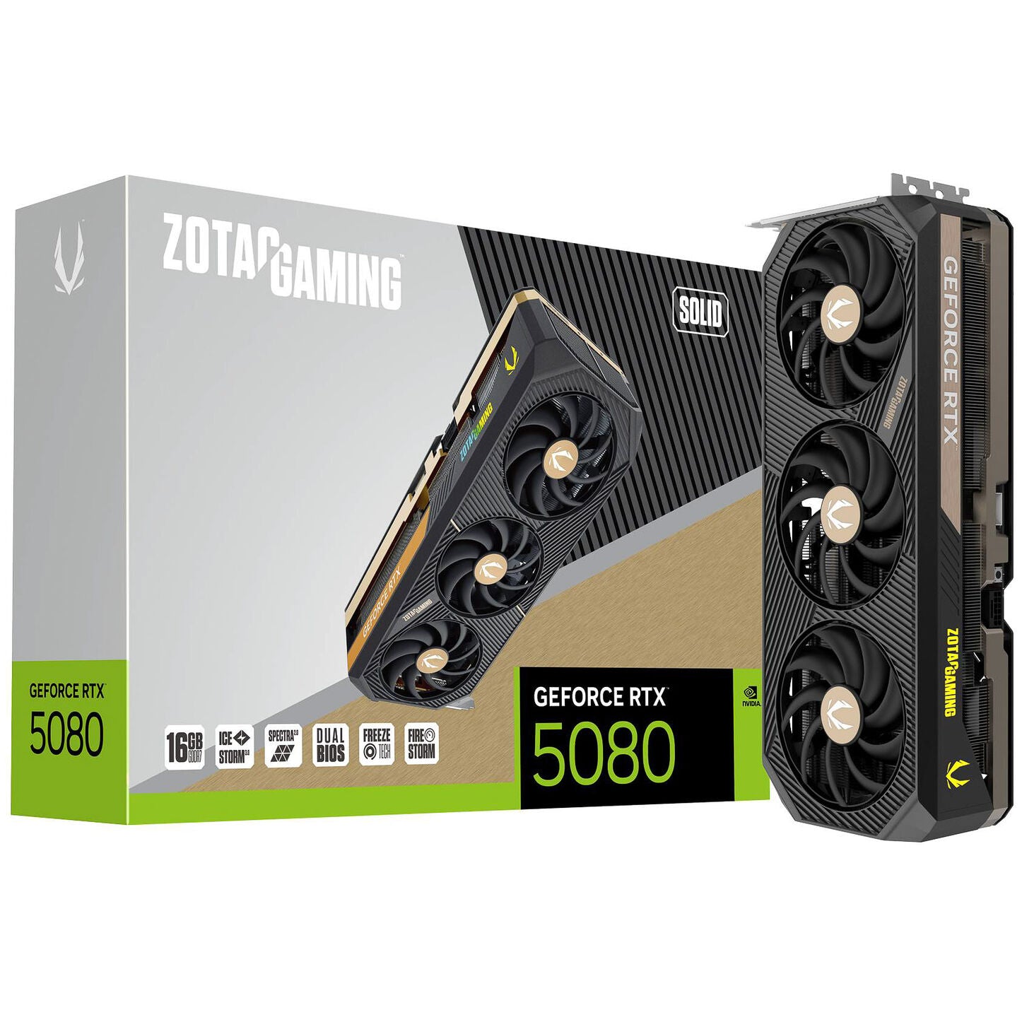 ZOTAC GAMING GeForce RTX 5080 Solid, 16384 MB GDDR7