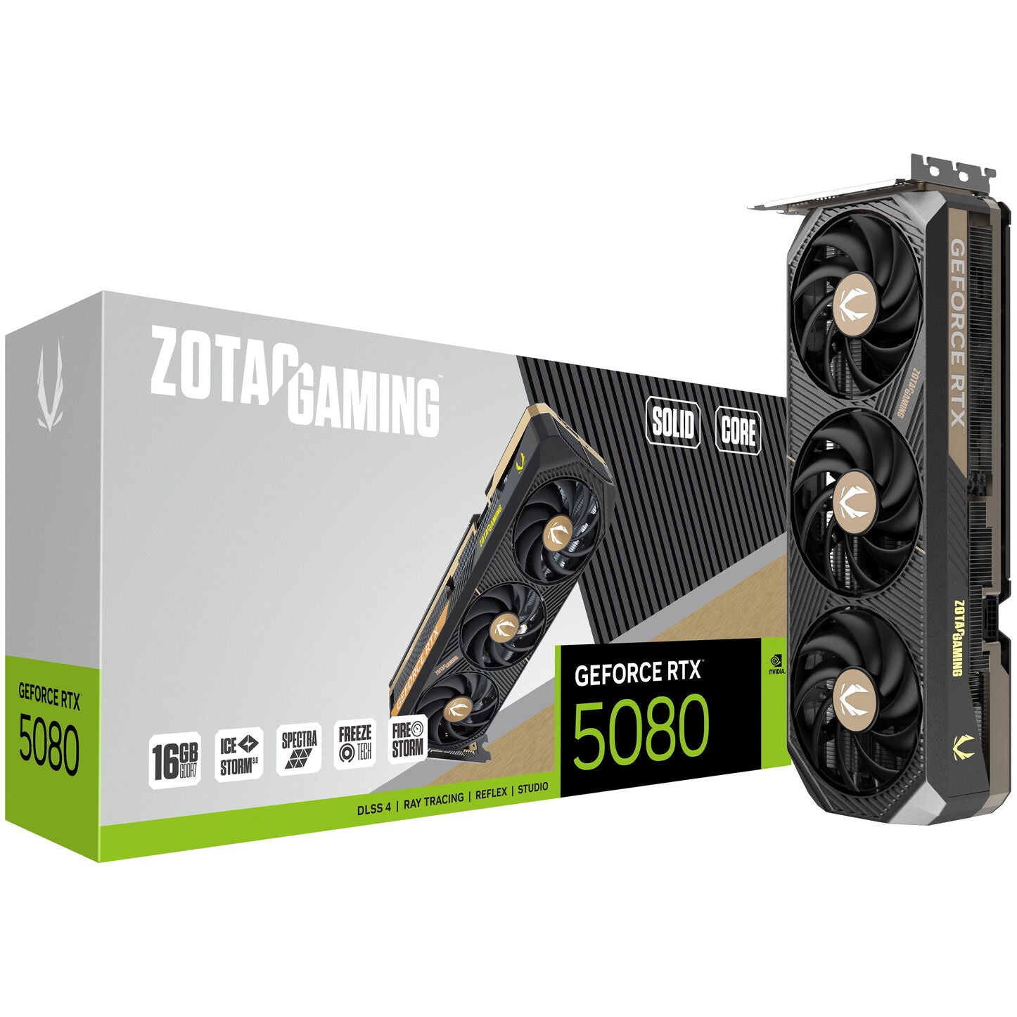 ZOTAC GAMING GeForce RTX 5080 Solid Core, 16384 MB GDDR7