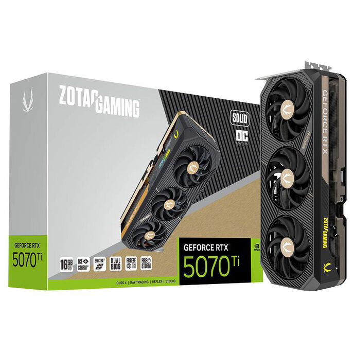ZOTAC GAMING GeForce RTX 5070 Ti Solid OC, 16384 MB GDDR7