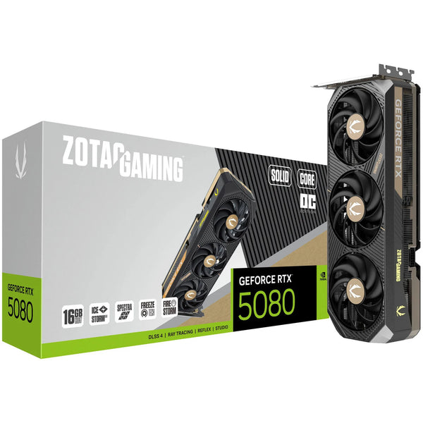 ZOTAC GAMING GeForce RTX 5080 SOLID CORE OC 16 Go GDDR7