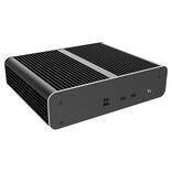 Akasa Euler TX3 PC-Gehäuse, Mini-ITX Gehäuse, Intel Sockel LGA1851, LGA1700, LGA120, LGA115X schwarz