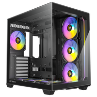 Antec C5 ARGB Midi-Tower, Tempered Glass  - schwarz