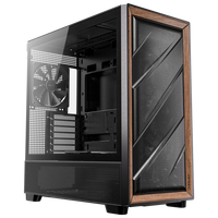 Antec Flux PC-Gehäuse, Midi-Tower, E-ATX, Tempered Glass – Schwarz