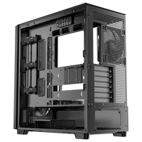 Antec Flux PC-Gehäuse, Midi-Tower, E-ATX, Tempered Glass – Schwarz