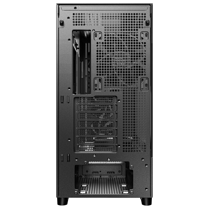 Antec Flux PC-Gehäuse, Midi-Tower, E-ATX, Tempered Glass – Schwarz