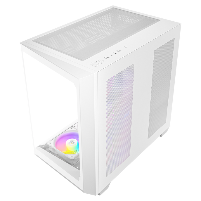 Antec C5 ARGB Midi-Tower, Tempered Glass  - weiß