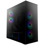 Boîtier PC ARCTIC Xtender VG ATX Mid Tower, verre trempé teinté, noir