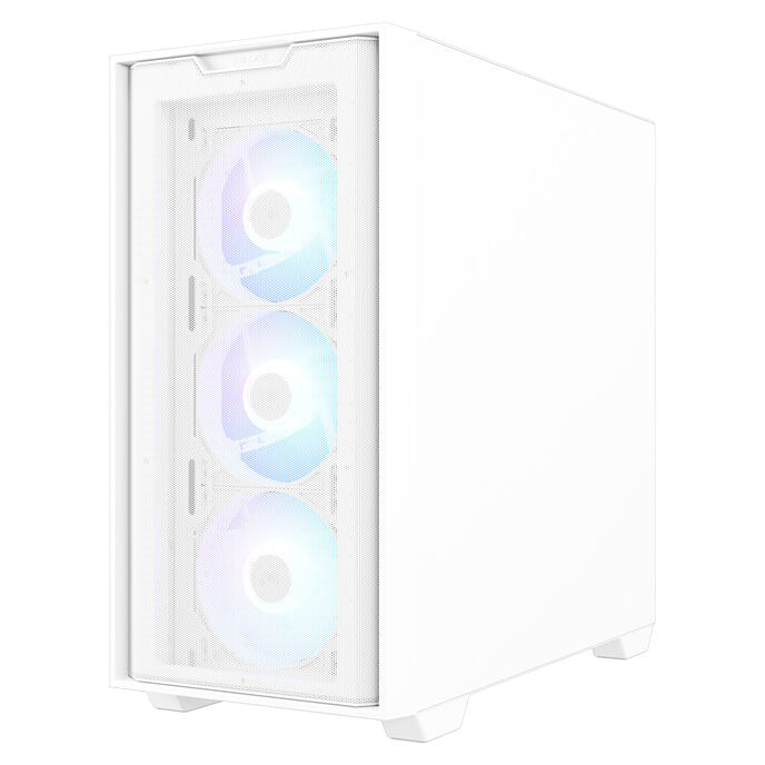 ASUS A21 PLUS ARGB Micro-ATX Gehäuse, Tempered Glass - weiß