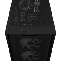 Asus A21 PLUS Mini tour Micro ATX noir avec panneau latéral en verre trempé et USB 3.2 Gen 1 Type-A
