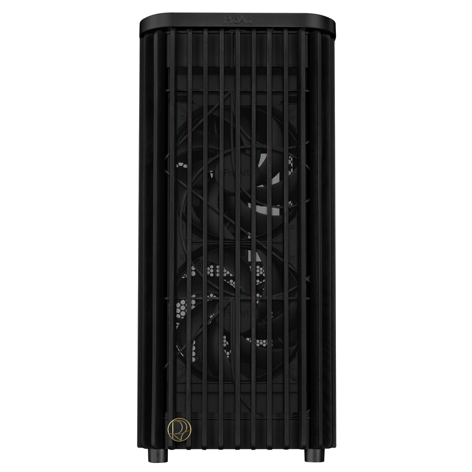 Asus ProArt PA401 Wood Edition ATX Mid Tower Black with Tempered Glass Side Panel
