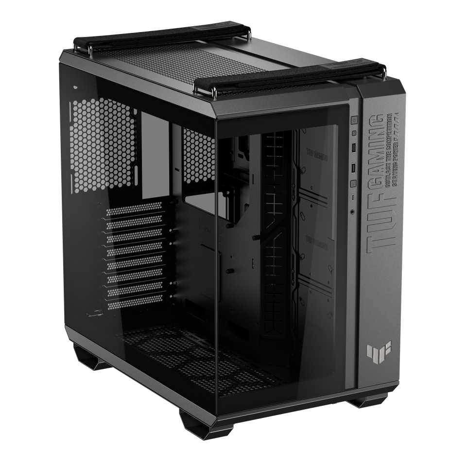 ASUS TUF Gaming GT502 Horizon PC-Gehäuse, Midi-Tower, ATX, Tempered Glass - schwarz