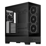 ASUS A31 Plus TG ARGB PC-Gehäuse, Midi-Tower, ATX, RGB, Tempered Glass - schwarz