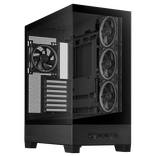 ASUS A31 Plus TG ARGB PC-Gehäuse, Midi-Tower, ATX, RGB, Tempered Glass - schwarz