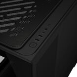 Asus Prime AP202 Micro ATX Mid Tower Black with Tempered Glass Side Panel and USB 3.2 Gen 2x2 Type-C, USB 3.2 Gen 1 Type-A