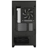 Asus Prime AP202 Micro ATX Mid Tower Black with Tempered Glass Side Panel and USB 3.2 Gen 2x2 Type-C, USB 3.2 Gen 1 Type-A