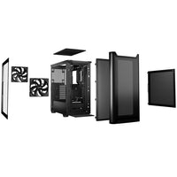be quiet! Pure Base 501 Airflow Midi-Tower, ATX, Tempered Glass - schwarz