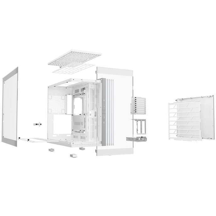 be quiet! Light Base 900 DX Big-Tower, Tempered Glass, ARGB - weiß