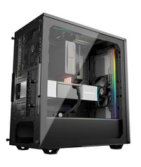 be quiet! Pure Base 501 DX PC-Gehäuse, Midi-Tower, ATX, ARGB, Tempered Glass - schwarz