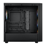 Cooler Master MasterBox 600 ARGB PC-Gehäuse, Midi-Tower, E-ATX, RGB, Tempered Glass - schwarz
