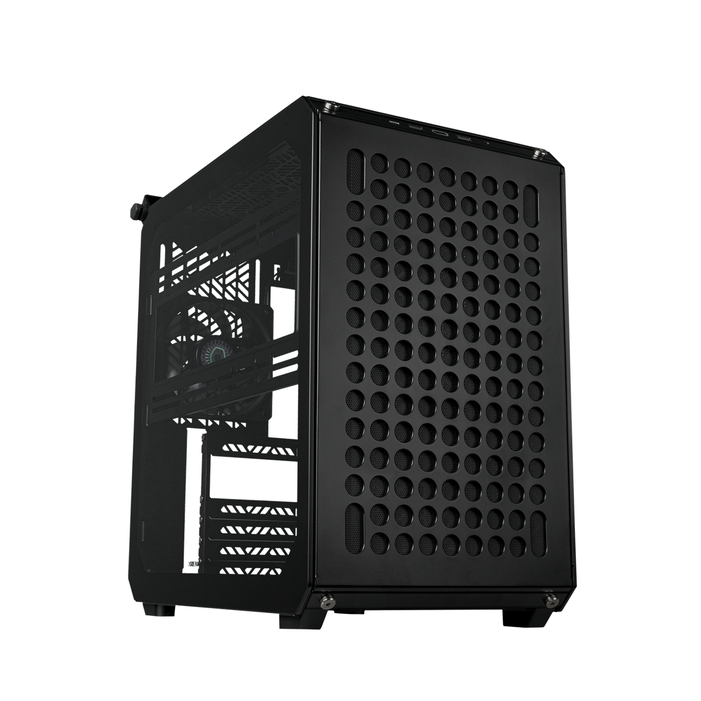 Cooler Master Qube 500 Flatpack PC-Gehäuse, Midi-Tower, E-ATX, Tempered Glass - schwarz