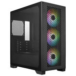 Cooler Master Elite 301 ARGB PC-Gehäuse, Mini-Gehäuse, mATX, Tempered Glass - schwarz