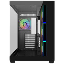 Cooler Master Elite 681 ATX Mid Tower Black with Tempered Glass Side Panel and USB 3.2 Gen 2x2 Type-C, USB 3.2 Gen 1 Type-A