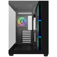 Cooler Master Elite 681 ATX Mid Tower Black with Tempered Glass Side Panel and USB 3.2 Gen 2x2 Type-C, USB 3.2 Gen 1 Type-A