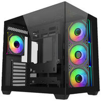 Cooler Master Elite 681 ATX Mid Tower Black with Tempered Glass Side Panel and USB 3.2 Gen 2x2 Type-C, USB 3.2 Gen 1 Type-A