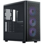 Cooler Master Elite 502 ATX Mid Tower Black with Tempered Glass Side Panel and USB 3.2 Gen 1 Type-C, USB 3.2 Gen 1 Type-A
