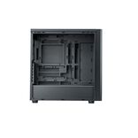 Cooler Master Elite 502 ATX Mid Tower Black with Tempered Glass Side Panel and USB 3.2 Gen 1 Type-C, USB 3.2 Gen 1 Type-A