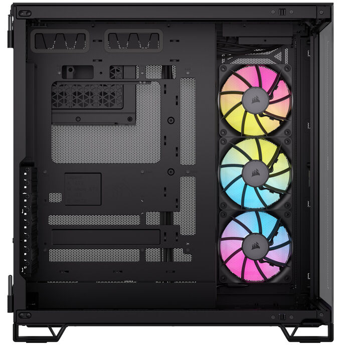 Corsair 6500X RGB Midi-Tower, Tempered Glass - schwarz