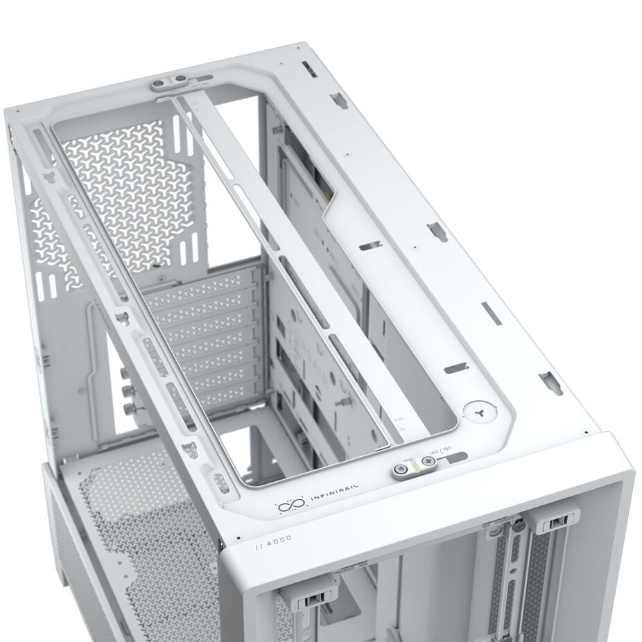 Corsair FRAME 4000D Modular Mid-Tower PC ATX Case - White