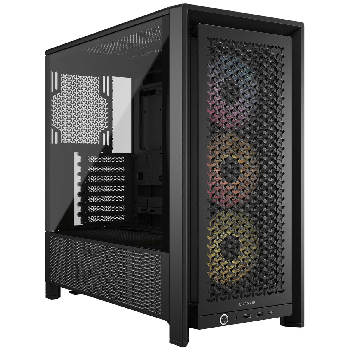 Corsair FRAME 4000D RS ARGB Modular Mid-Tower PC Case - Black