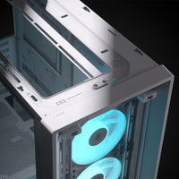 Corsair 4000D RS ARGB Modular Mid-Tower PC Case - White