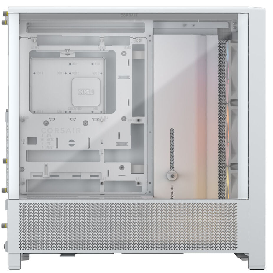 Corsair Frame 4000D RS ARGB Tempered Glass Midi-Tower, weiß
