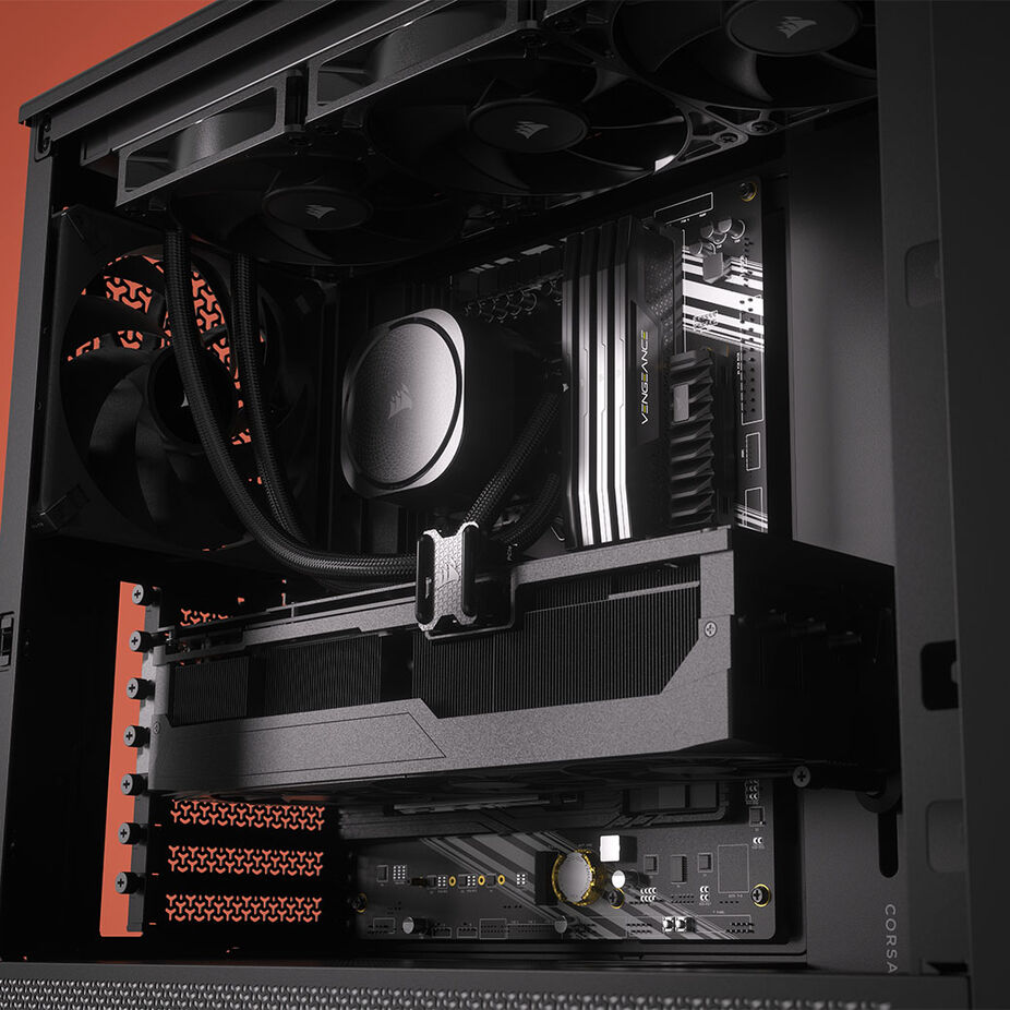 Corsair FRAME 4000D RS Modular ATX Mid-Tower PC Case - Black