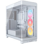 Boîtier PC Moyen Tour Corsair FRAME 4500X RS-R ARGB en Verre Panoramique Blanc