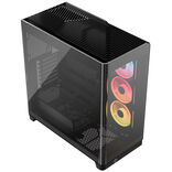 Corsair FRAME 4500X LX-R RGB iCUE LINK Panoramic Glass Mid-Tower PC Case Black