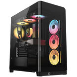 Corsair FRAME 4500X LX-R RGB iCUE LINK Panoramic Glass Mid-Tower PC Case Black