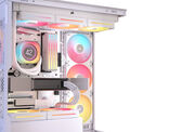 CORSAIR Midi 3500X LXR LINK (Tempered Glass) White