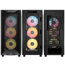 Corsair 3200D RS ARGB Mid-Tower PC Case Midi Tower PC Black Mini-ITX