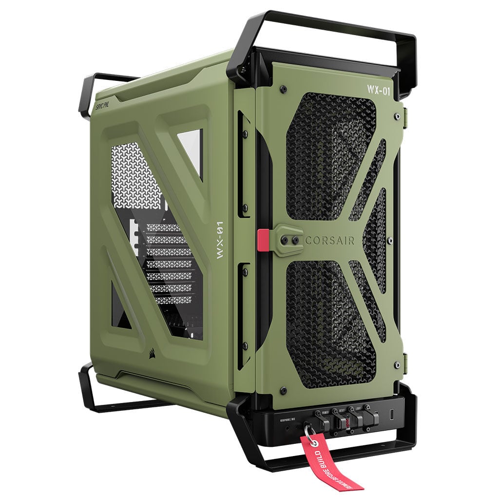CORSAIR WARTHOG Performance Mid-Tower Case, Mil Vert