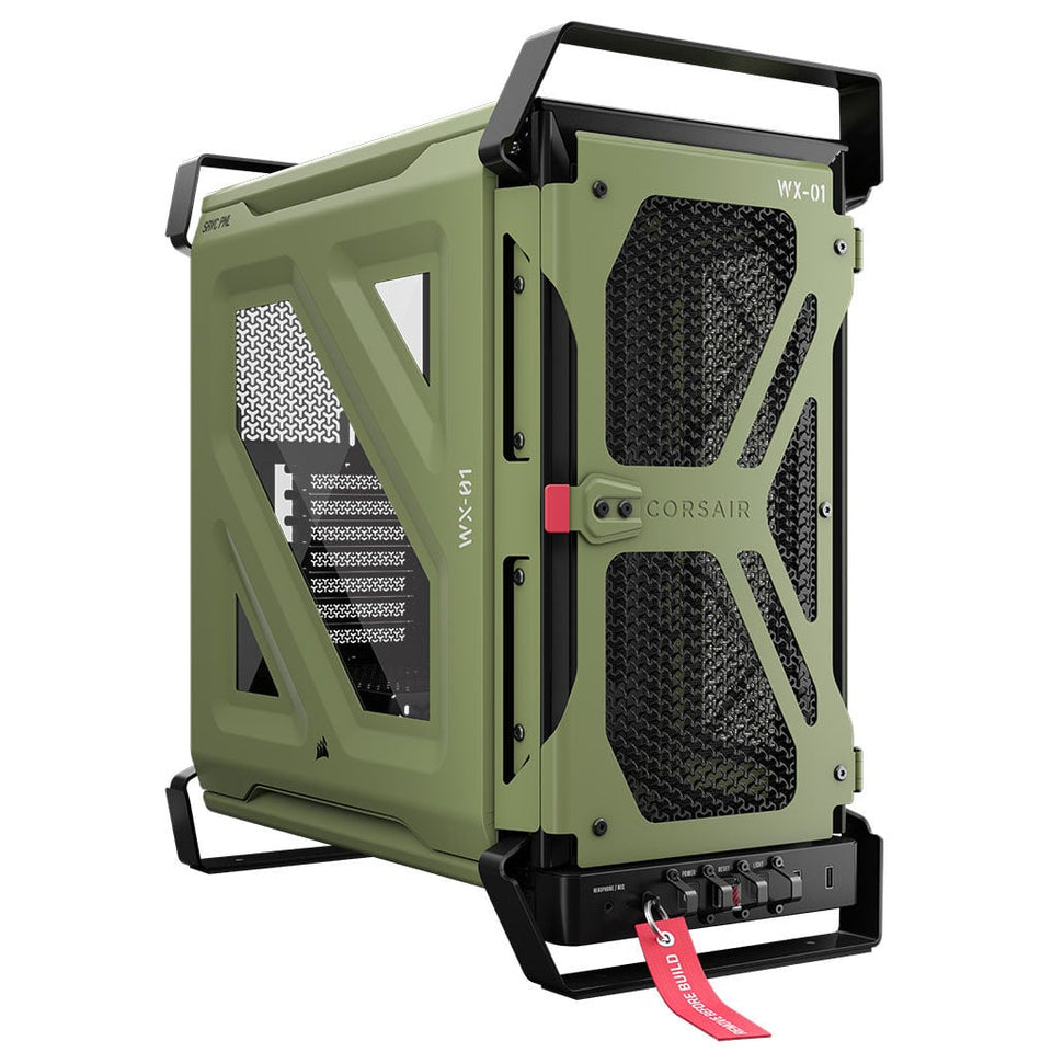 CORSAIR WARTHOG Performance Mid-Tower Case, Mil Vert